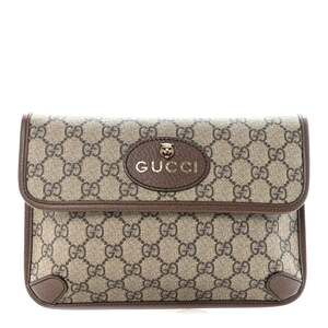 Gucci Gg Supreme Neo Vintage Web Belt #238023G12B
